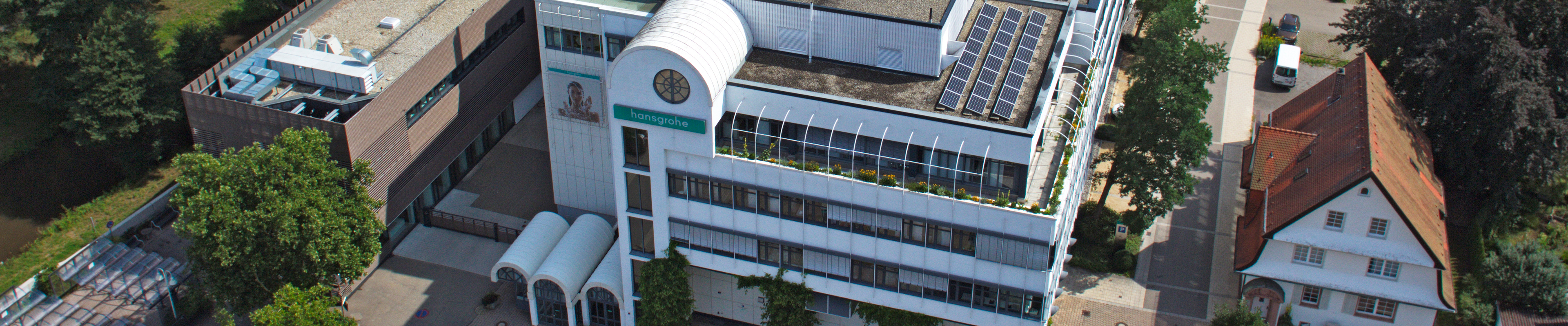The Hansgrohe Group headquarters in Schiltach, Germany.