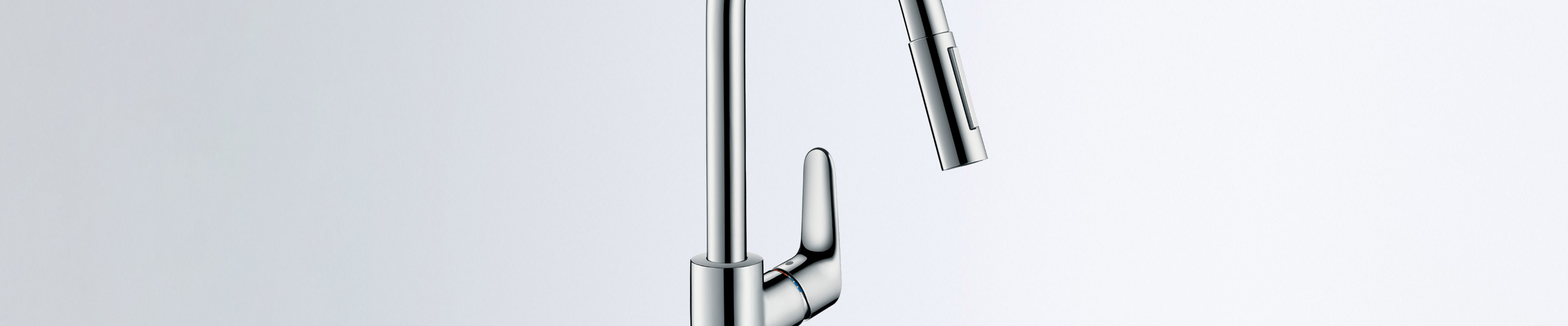 hansgrohe Focus M41 series: modern single lever kitchen taps.